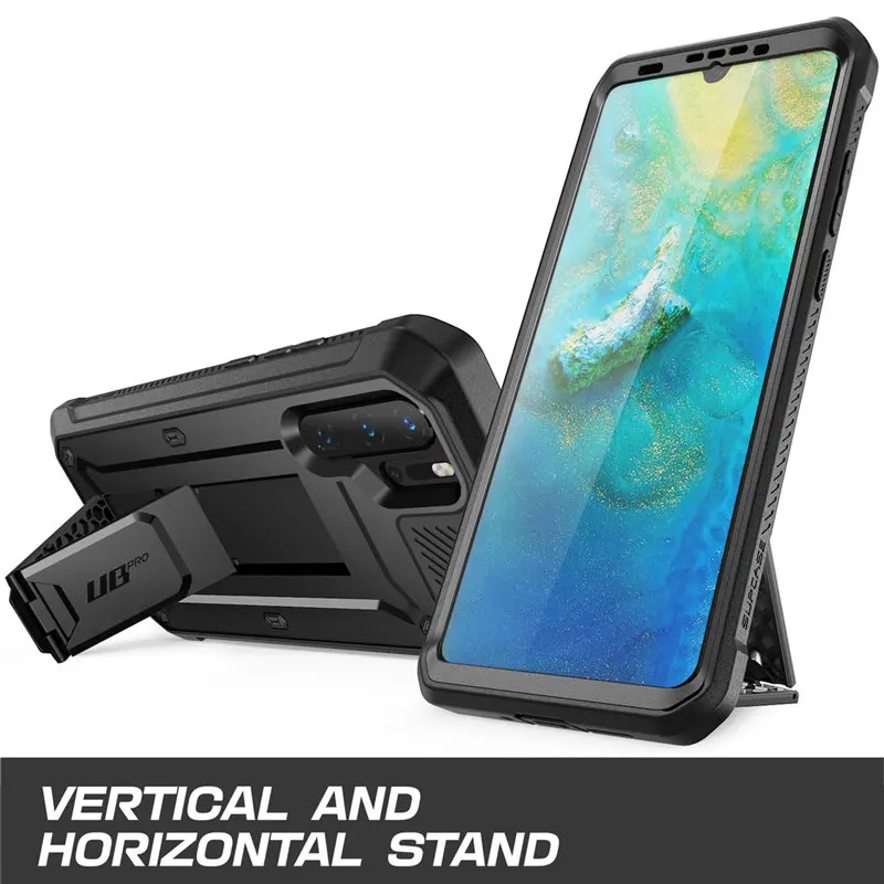 Para Huawei P30 Pro Case (versión 99) SUPCASE UB Pro Funda resistente de cuerpo completo con protector de pantalla incorporado + soporte