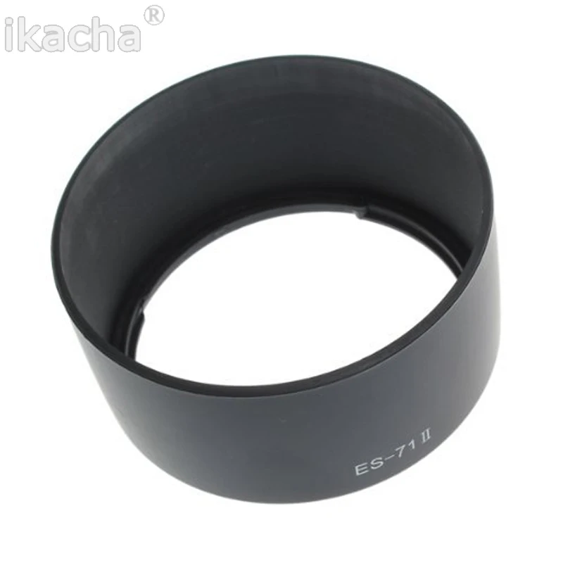 Nero ES-71 II ES-71II paraluce per Canon EF 50mm f/1.4 USM Block pioggia vento neve accessori per fotocamere cappuccio speciale