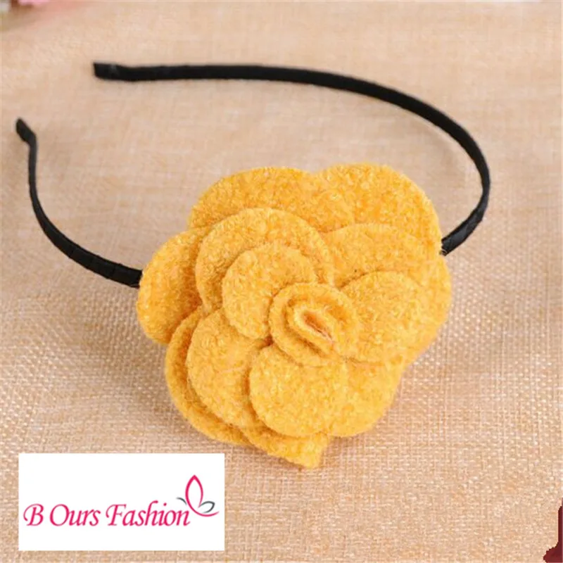 

Winter style woll velvet flower hat style women children hairband hair accessories girls headband