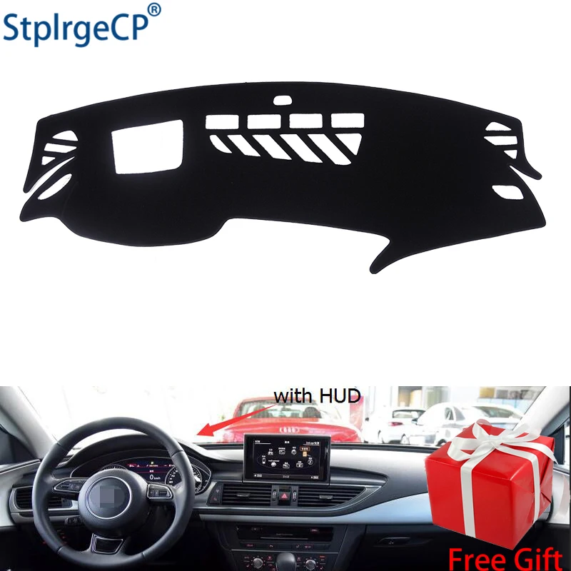 for AUDI A7 S7 2009 2010 2011 2012-2018 dashboard mat Protective pad Shade Cushion Pad interior sticker car styling accessories