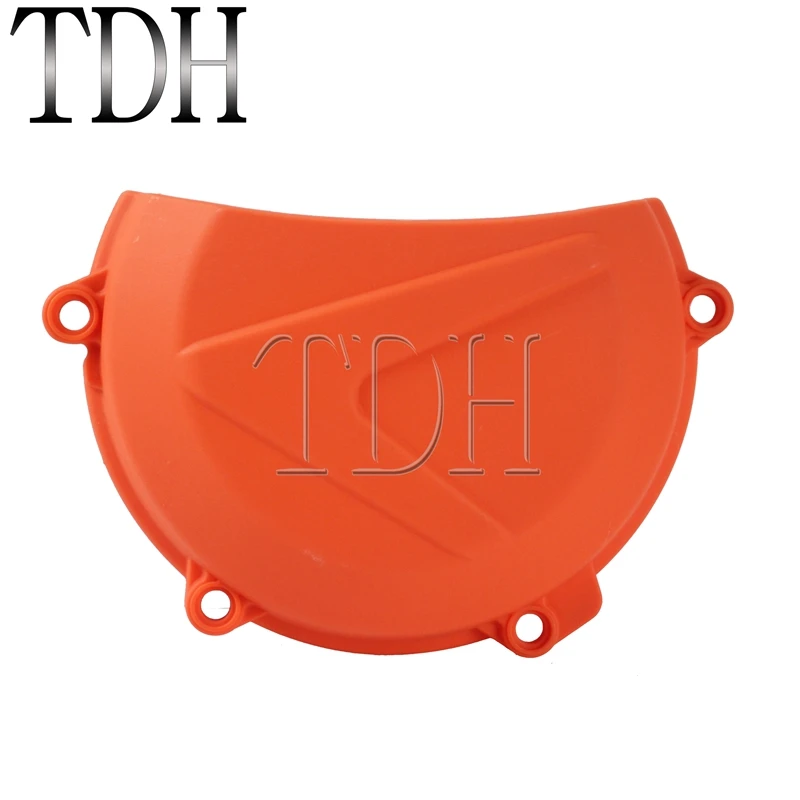 ABS Motorcycle Clutch Cover Guard Protector For SXF/XCF450 EXC-F/EXC-F Six Days 450/500 2016 2017 18 Dirt Bike Orange Guard