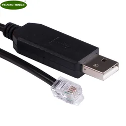 Ioptron Telescope Serial RS232 Control Cable USB to RJ9 4P4C Converter Adapter Cable for ioptron zeq25 ieq45 smarteq pro ieq30