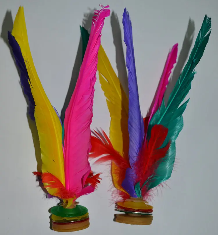 1PCS 큰 꽃 셔틀콕 훈련 게임 Huajian 셔틀콕 공을 펀치하는 저항 2021