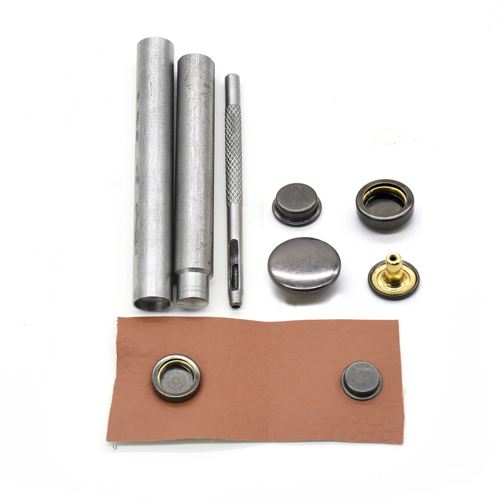 20set brass Snaps fasteners Tools Sewing snaps Cotton coat metal snaps jacket buttons Wallet buckle. Metal rivet