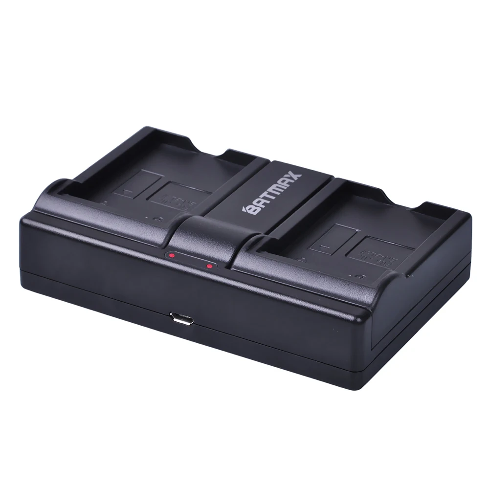 Batmax-batería recargable de iones de litio para cámara Nikon, Cargador USB Dual para cámara Coolpix P80 P90 P100 P500 P510 P520, 3 piezas EN EL5 EL5