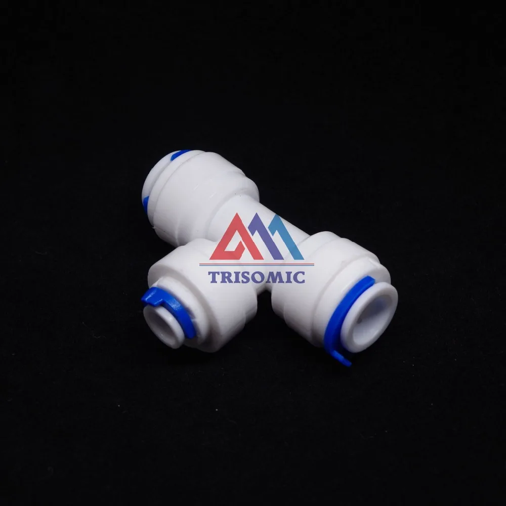 

3/8" to 1/4" reduce splitter OD Hose connection Type T RO Water Fittings Connector Aquarium Water Filter Reverse Osmosis System