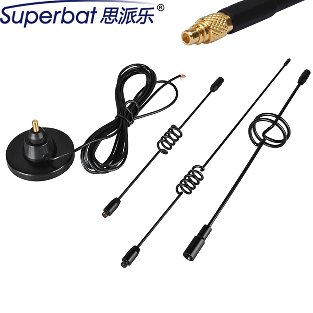 Superbat 10dbi 820-2170MHz 3G GSM UMTS HSUPA 4G LTE Aerial Magnetic Car Signal Booster Antenna MMCX Male for GSM 3G Devices