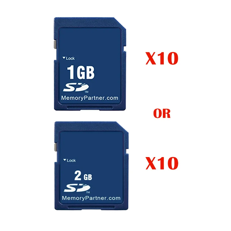 10 teile/los SD Karte 1GB/2GB 512MB 256MB 128MB 64MB Carte Memoire SD speicher Karten Kaart Großhandel China Lieferant Kostenloser Versand