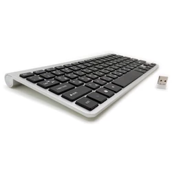 Russian Keyboard Ultra Slim Mute Wireless Keyboard Scissors 2.4G Keyboard for Mac Windows XP 8 7 10 Vista Android TV Box