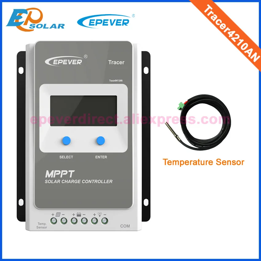 MPPT Solar battery controller with temperature sensor EPEVER 40A Tracer4210AN 3210AN 2210AN 1210AN 40amps EPSolar Regulator