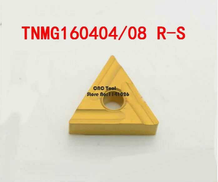 10 piezas TNMG160404/TNMG160408 R-S de carburo CNC insertos CNC de herramienta de torno de acero de procesamiento preferido insertar herramienta de torneado MTJNR