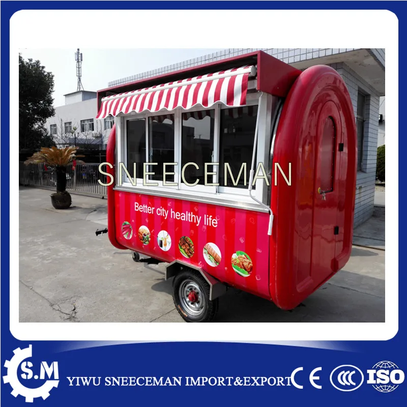 CE Approved Street Mobile Food Cart/Beverage Food Cart/Fruit Vending Cart