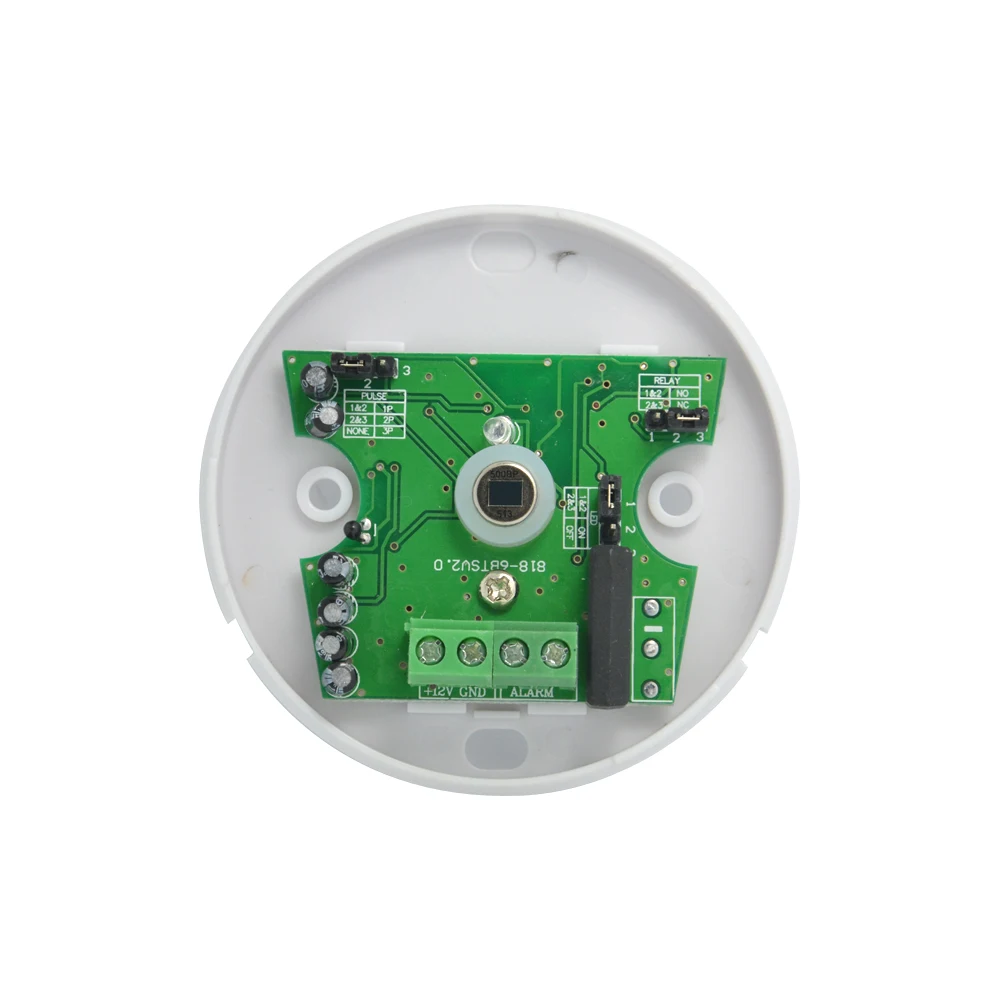 Detector infrarrojo de techo, interruptor de Control de lámpara sin señal, Sensor de alarma de movimiento PIR, luz interior de 360 grados, NC, 1