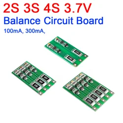 2S 3S 4S litowo-jonowy akumulator litowy 2 3 4 ładowarka telefonu komórkowego bilans obwodu 100mA 300mA 4.2v bateria BMS ładowanie zbalansowane 3.7V