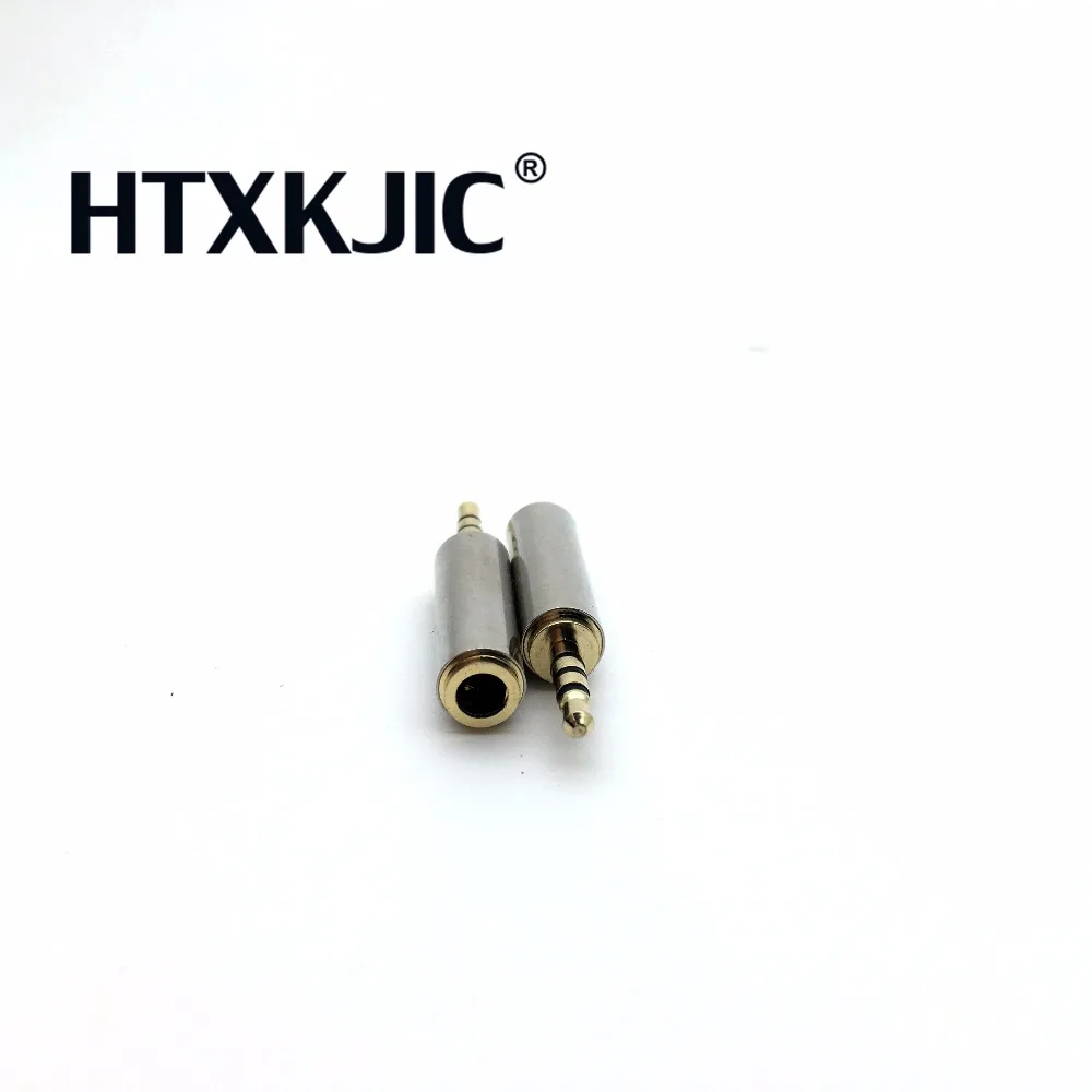 เชื่อมต่อ1ชิ้นทอง2.5มิลลิเมตรชาย3.5มิลลิเมตรหญิงเสียงสเตอริโออะแดปเตอร์แปลงปลั๊กแจ็คหูฟังขายร้อน