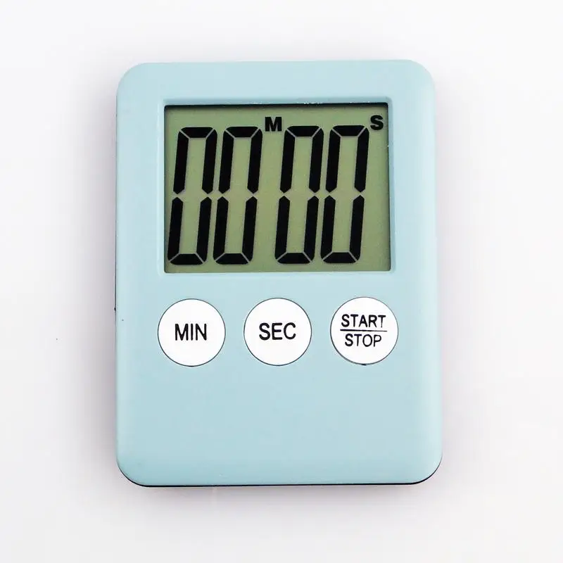 100pcs4 Cores Magro Magnetic LCD Digital Kitchen Timer de Contagem Regressiva Timer De Cozinha Despertador P17