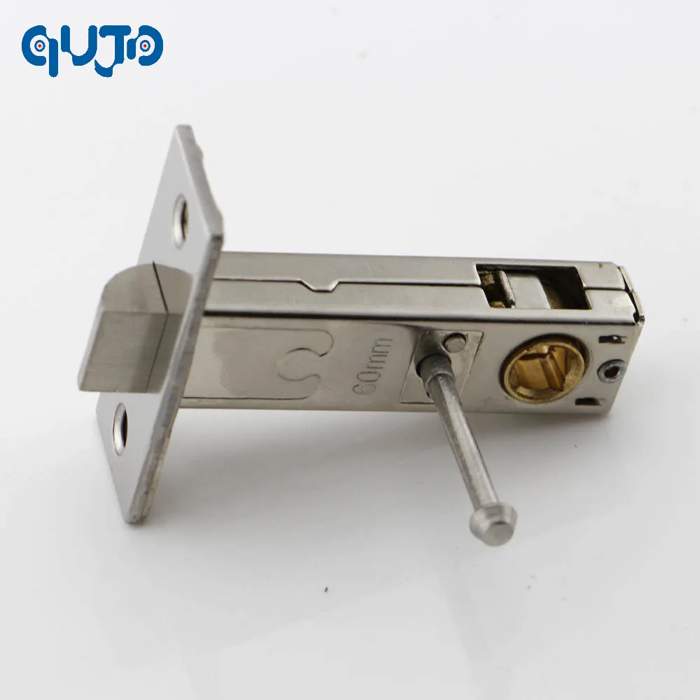 

Stainless steel Tubular Mortice Latches 60mm Backset Contractor Privacy Interior Passage Latch For Lever handle