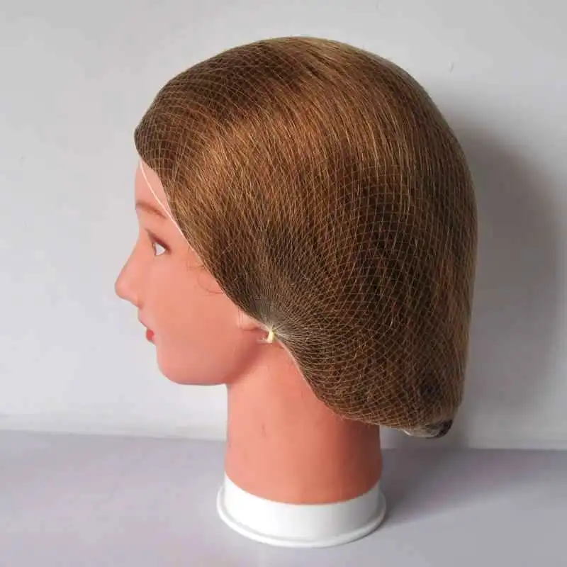 whole sale 500pcs hair net 5mm nylon hair nets invisible disposable hair nets 20inch black color