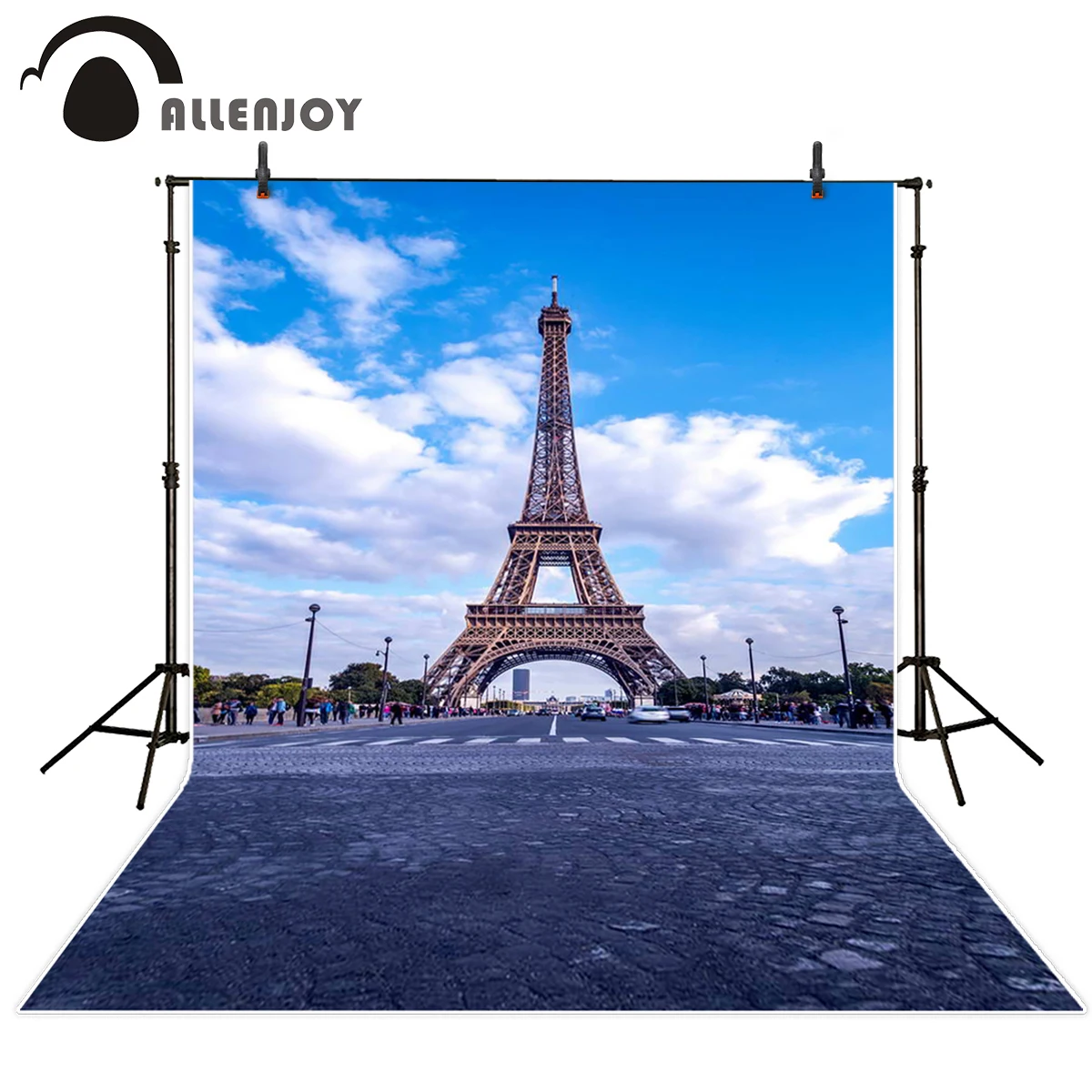 

Allenjoy backgrounds for photo studio Paris avenue Eiffel Tower backdrop Backgrounds filming excluding bracket