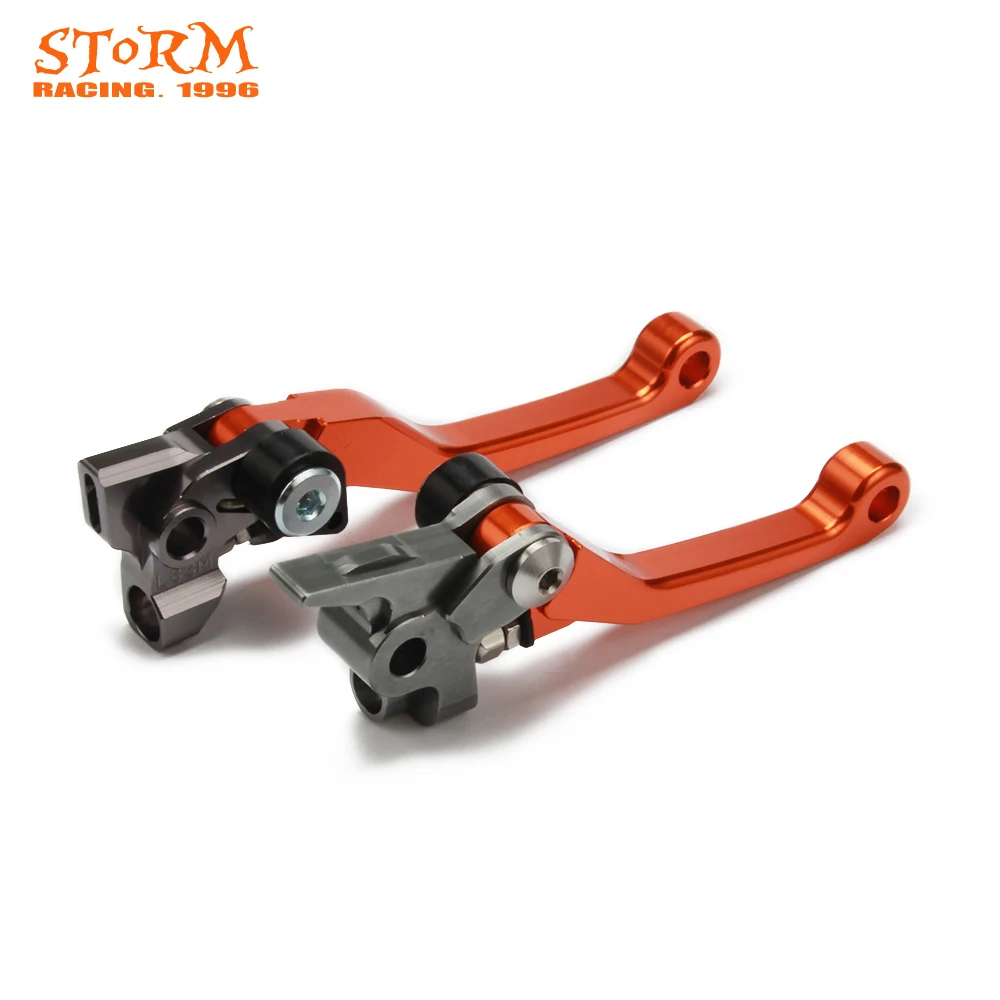 19 Pivot Dirt Foldable Brake Clutch Levers For SX XC EXC EXCF XCFW XCW SXF XCF SXR XCRW EXCR 125 144 150 200 250 300 350 450 500