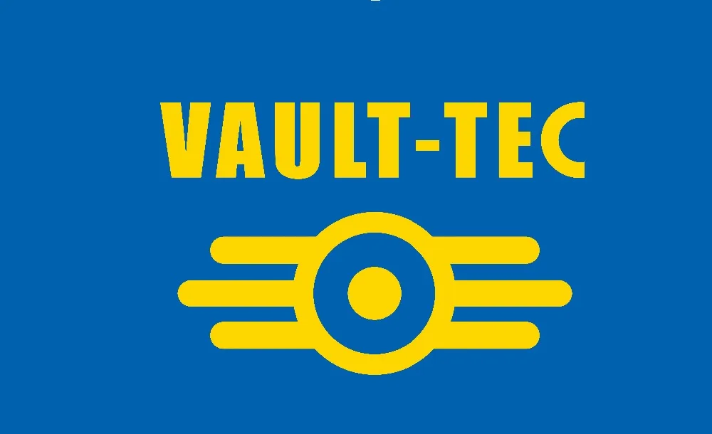 90*150cm vault tec flag