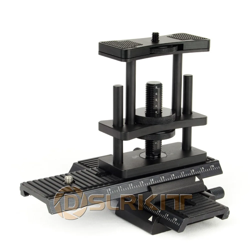 DSLRKIT 6 modo Macro Shot Fuoco Ferroviarie Slider SU Giù destra a sinistra in avanti all\'indietro