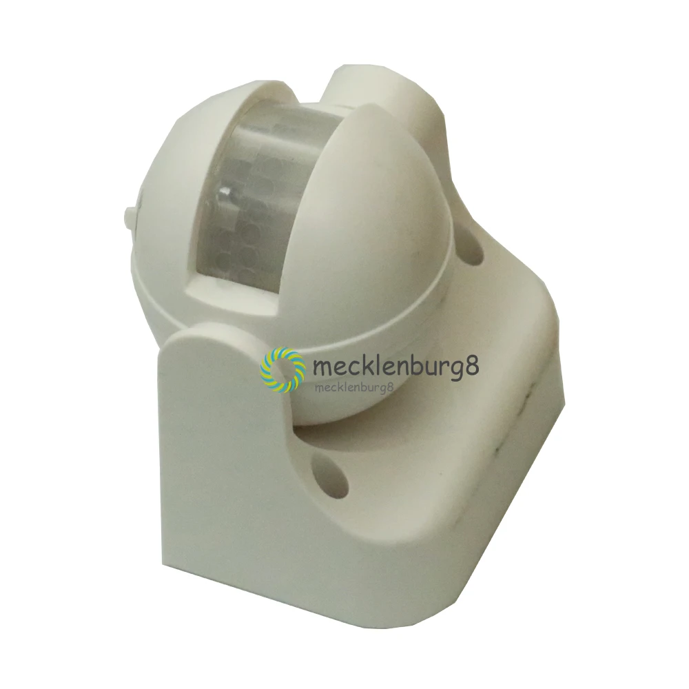 AC 220V-240V 180 degrees Outdoor IP44 security PIR infrared motion Sensor motion detector switch Max 12m 50Hz 3-2000LUX