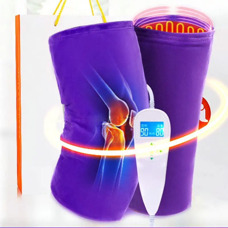 Electric heating cashmere knee joint warm old cold leg inflammation male and female moxibustion leggings pain hot knee summer