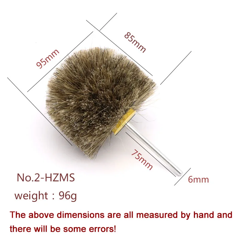 1Pcs Abrasive ล้อแปรงทำความสะอาดแปรงทำความสะอาดแปรง6Mm Shank งานไม้ขัดเครื่องบดม้านั่งเครื่องมือสำหรับ Home Improvement