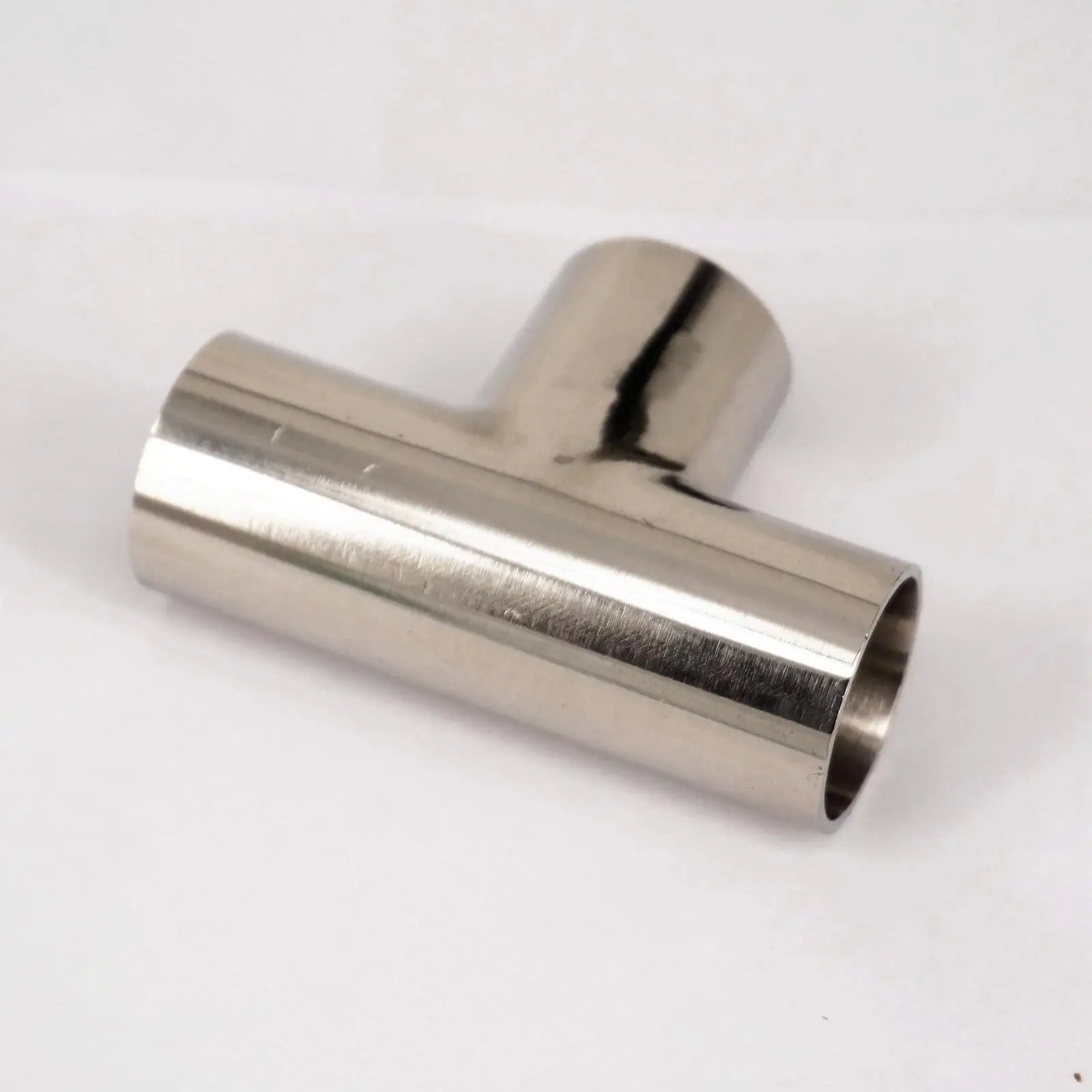 25Mm O/D 304 Rvs Sanitair Weld Tee Connector Pijp