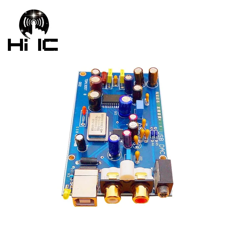 Цифровой аудио декодер HiFi TDA1305T, USB DAC вход USB OTG выход RCA/3,5 мм, усилитель, внешняя звуковая карта компьютера