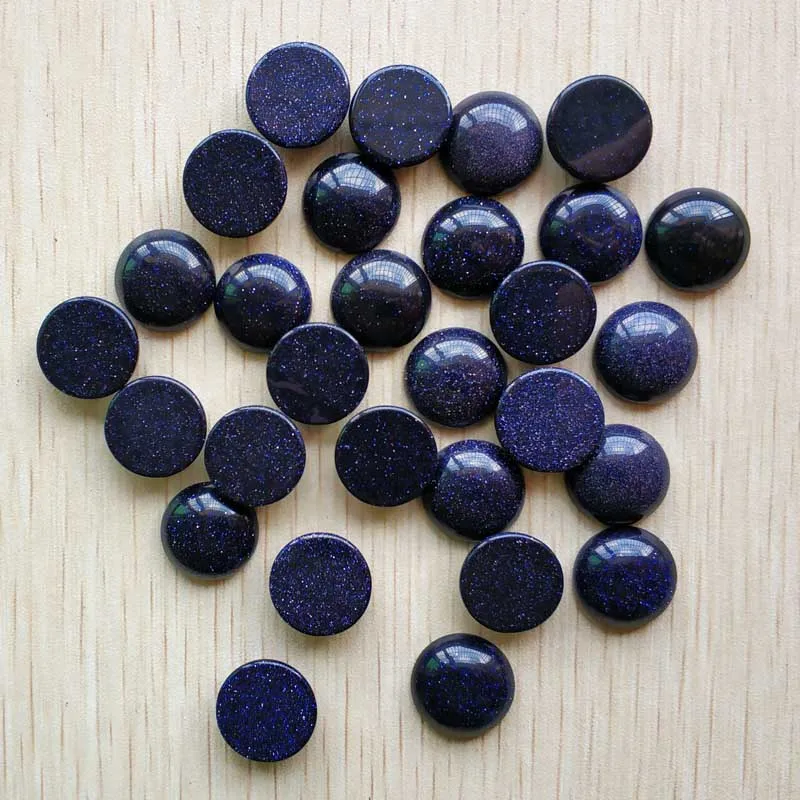 Wholesale 50pcs/lot fashion good quality assorted natural stone mix round cabochon stone beads 16mm for jewelry making free