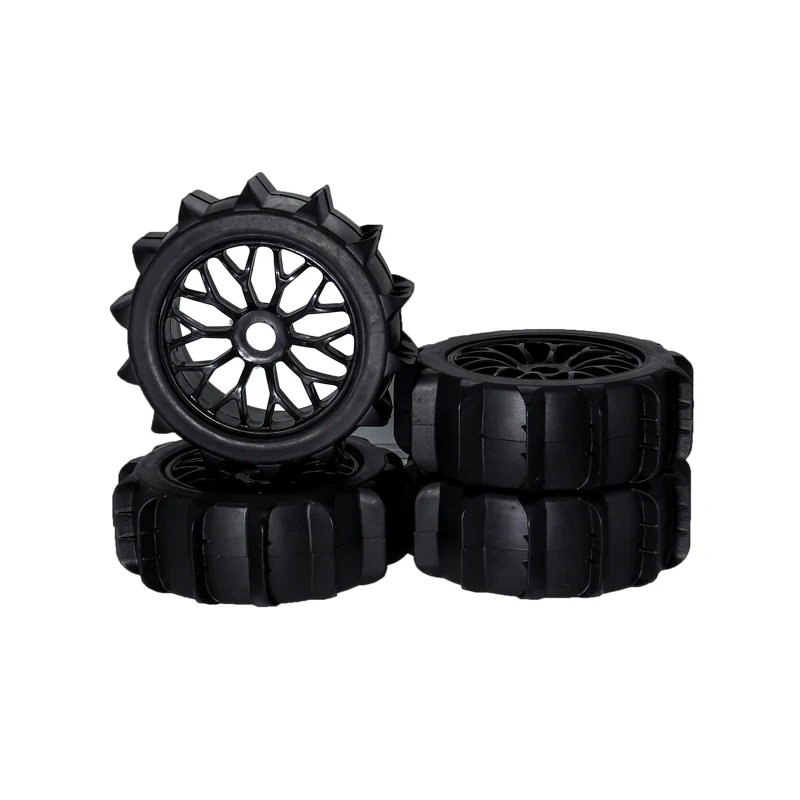 

RC 1/8 RC Off Road Buggy Snow Sand Paddle Tires/Tyre and Wheels for 1/8 RC Car Buggy KYOSHO HPI LOSI HSP