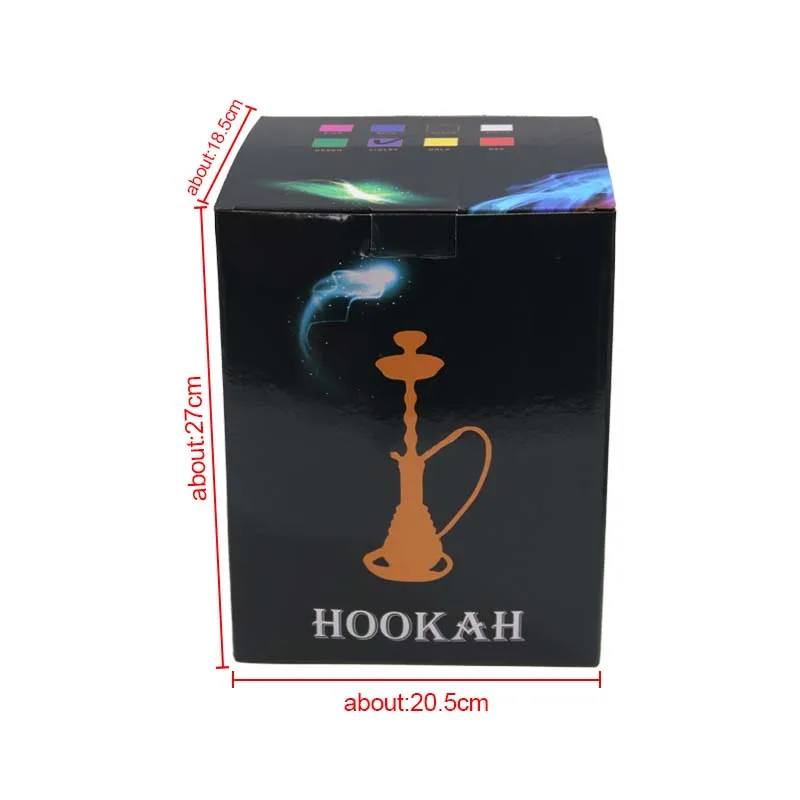 SY Professional High Quality Large Hookah Shisha with Ceramic Bowl and Silicone Hose Smooking pipe Nargile Water Pipe