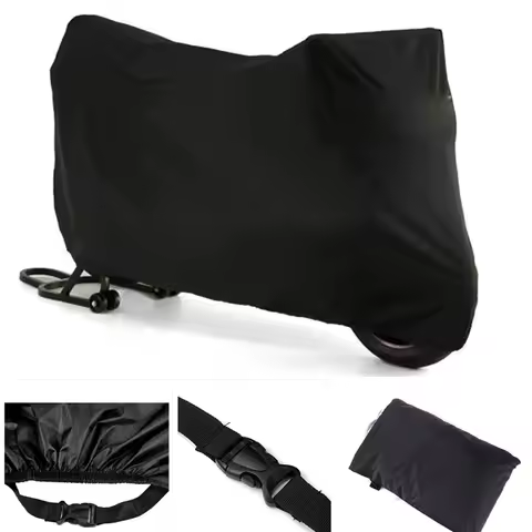 L Black Outdoor Motorbike Rain Motorcycle Cover For Honda CBR 600 1000 RR Suzuki GSXR Yamaha YZF R1 R6 Kawasaki EX Ninja 250 650
