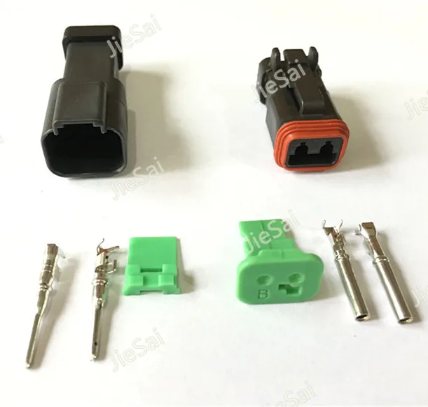 Auto DT 2 Pin Deutsch DT04-2P-E005 DT06-2S-EP06 Waterproof Female Male Automotive Connector Auto Plug For Mazda