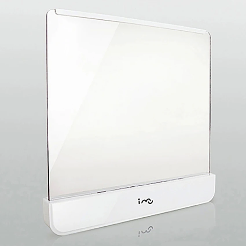 Lampe de lecture LED plate Portable avec signets pour soins oculaires, luminosité réglable, épaisseur de 2.5mm, Vision nocturne magique