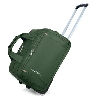 Bolsa de viagem para homens e mulheres, mala de viagem com rodinhas para viagem, mala de viagem oxford com rodinhas