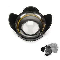 MEIKON Underwater Camera 60mm/200ft Fisheye Wide Angle Lens Dome Port ( 67mm Round Adapter)