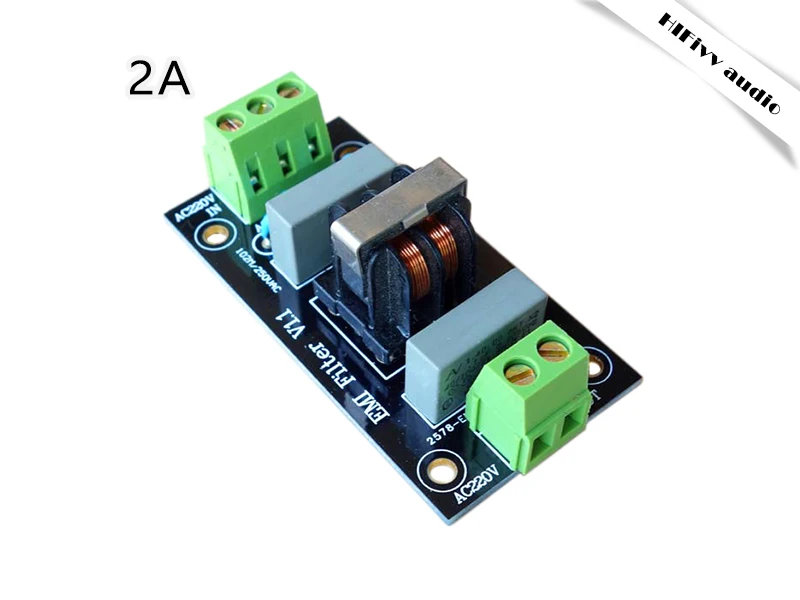 HiFi Placa De Filtro De Energia EMI Para Amplificador De Áudio DAC AMP CD TV DIY Kits 2A 4A 18A
