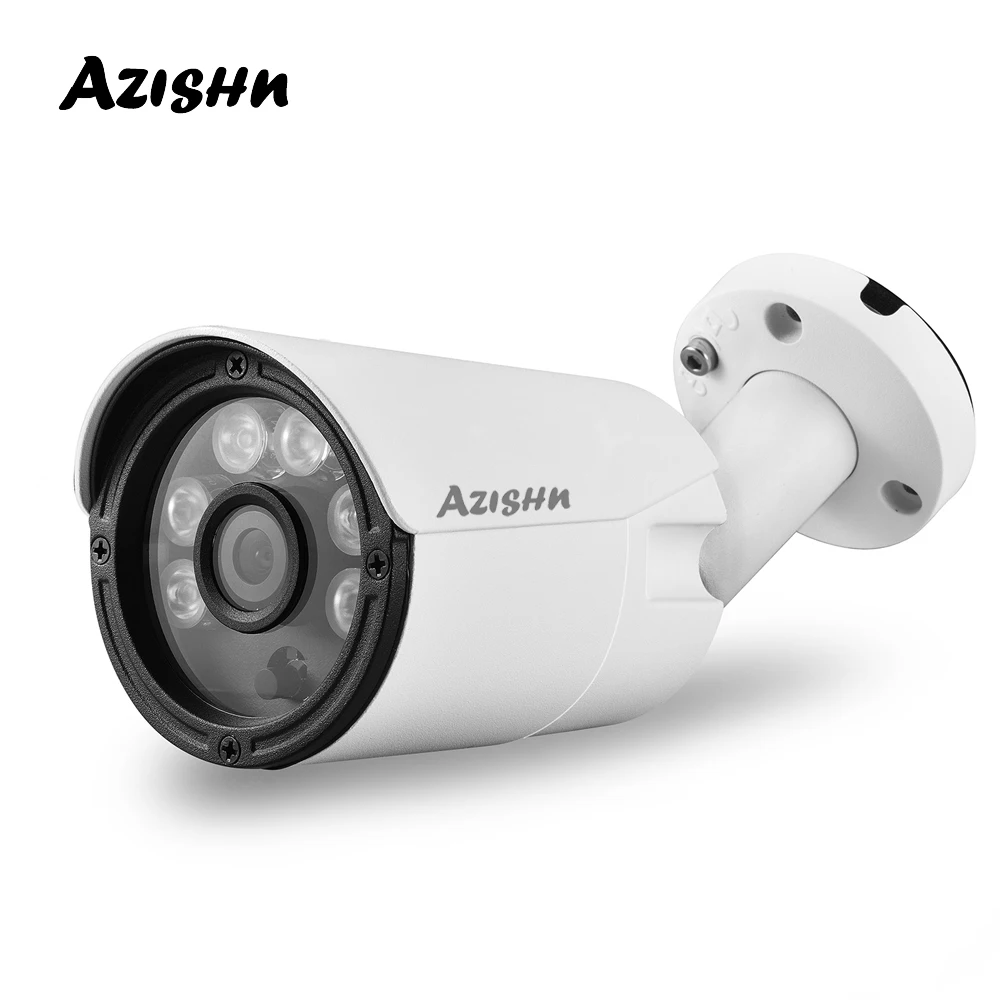 

IP-камера видеонаблюдения AZISHN H.265/H.264, 5 МП, 1/2, 8 дюймов, SONY IMX335, металлическая, IP67, для помещений и улицы, HD P2P