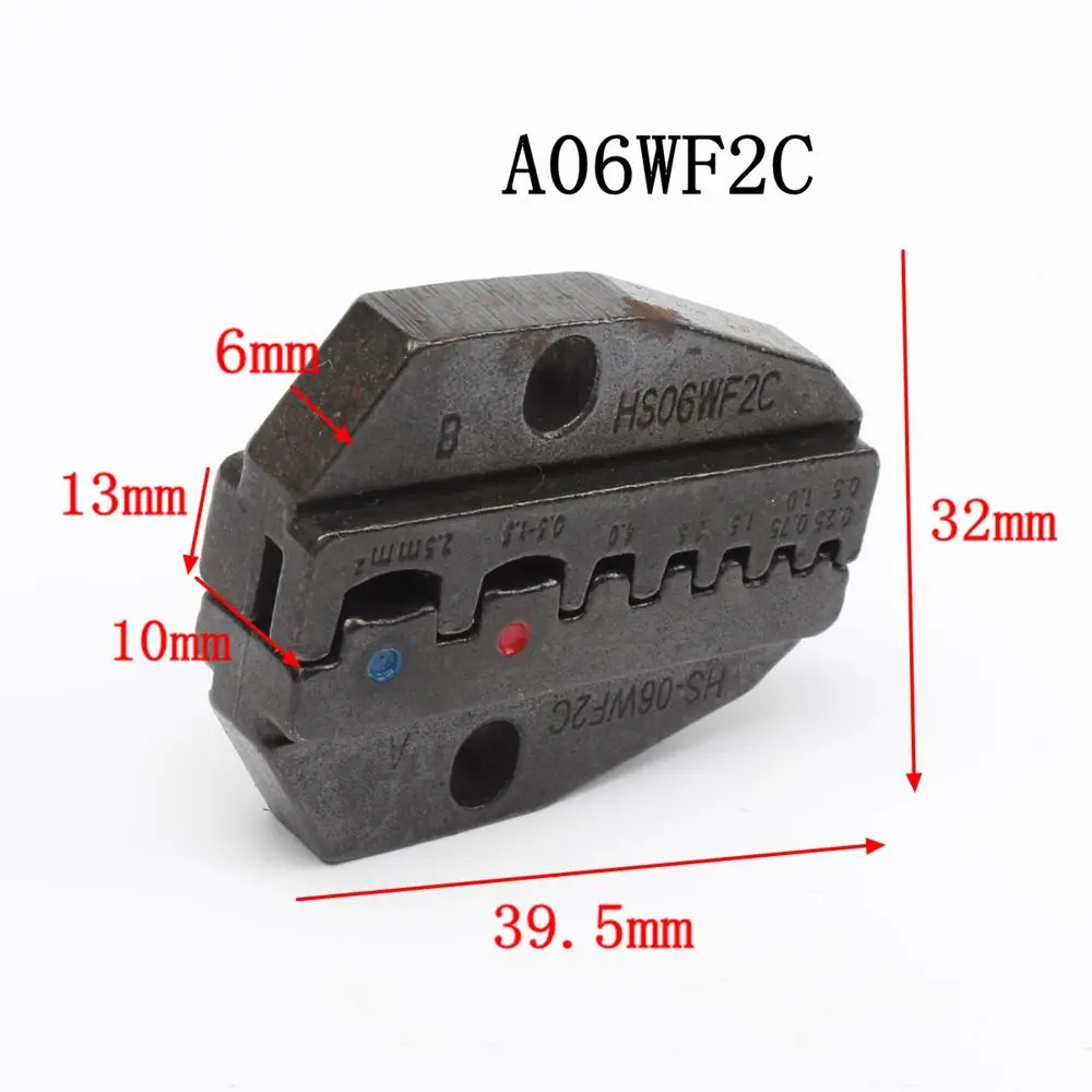 A03C A30J A30JC A06WF2C A02WFL A03B A2546B Die Sets for HS FSE Crimping pliers EM-6B1 EM-6B2 AM-10 machine one set modules jaws