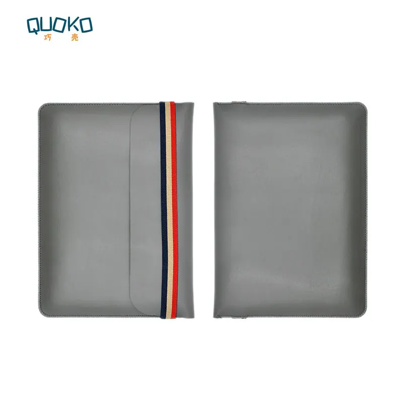 Laptop bag case Microfiber Leather Sleeve for 2017 2018 MacBook Pro Retina & Air 12 13 15 Coloured elastic band Style sleeve