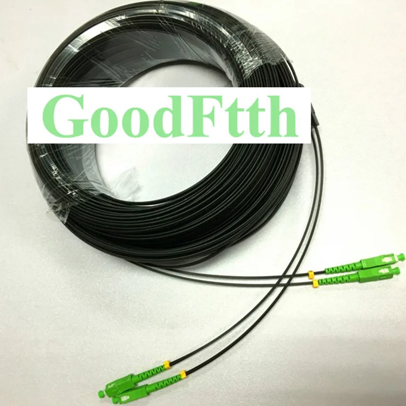 Indoor Drop Cable Patch Cord SC/APC-SC/APC SM G657a 2cores  GoodFtth 1m 2m 3m 5m 10m 15m