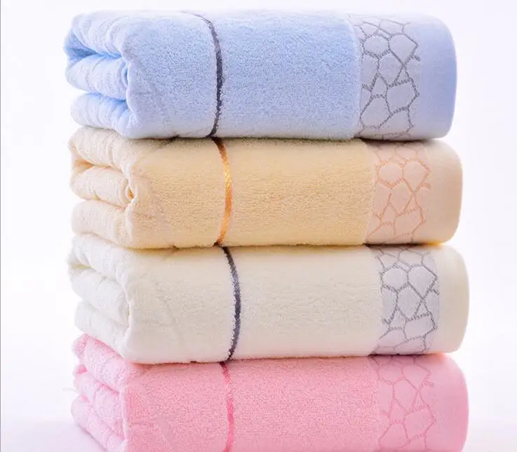 Premium Cotton Towels - Natural Soft Oversized Bath Towels Super Water Absorbent 75x 140cm - Cotton Luxury Hotel & SPA Towels