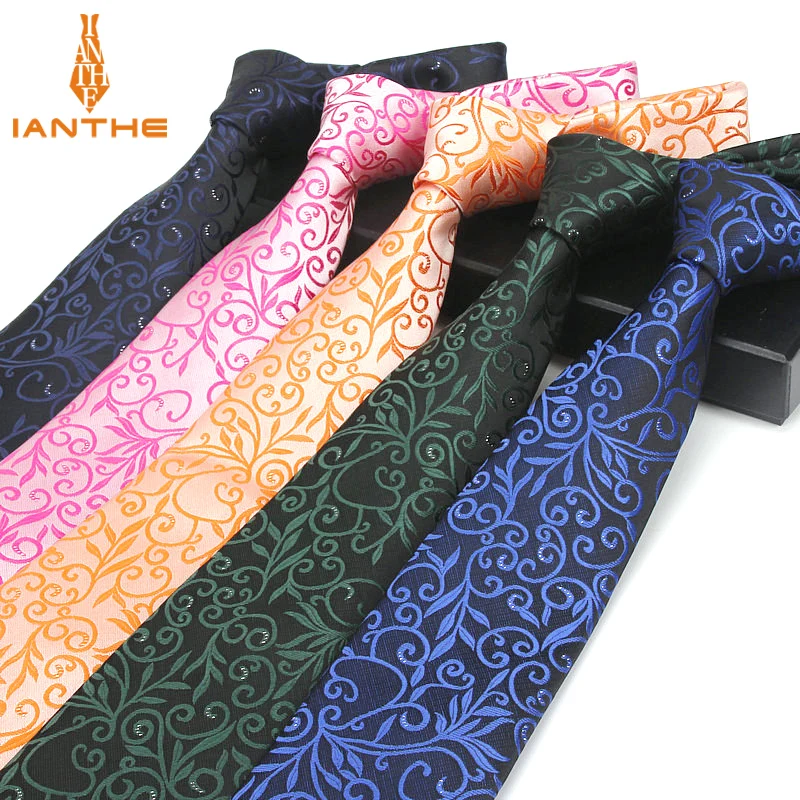 

8cm Brand New Men's Business Suits Flower Tie Fashion Business Wedding Party Casual Skinny Neckties Slim Neck Ties Corabatas Tie