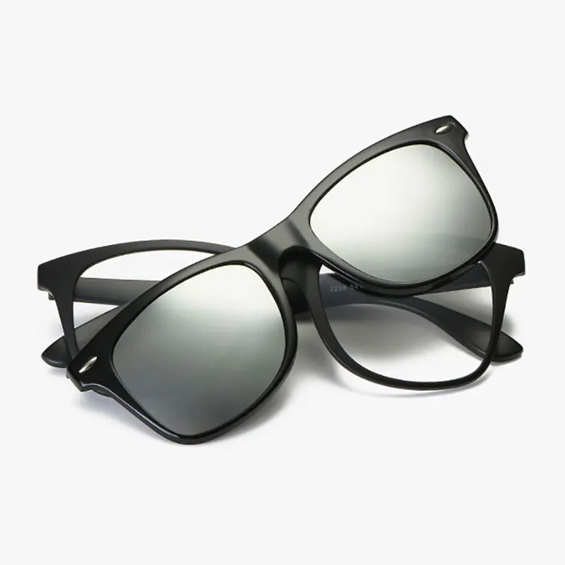 Reven Jate 2208 Polarized Sunglasses Magnetic Clip-on for Men and Women Sunshades 4 Colors Driving and Fishing Sunwear
