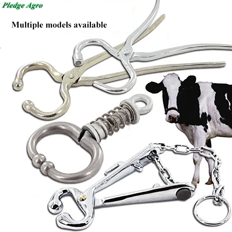 Bovine Farm Equipment Bull Cattle Nose Pliers Cow Nose Clip Piercing Drilling Tools Punch Plier Puncher Ranch Pasture Instrument