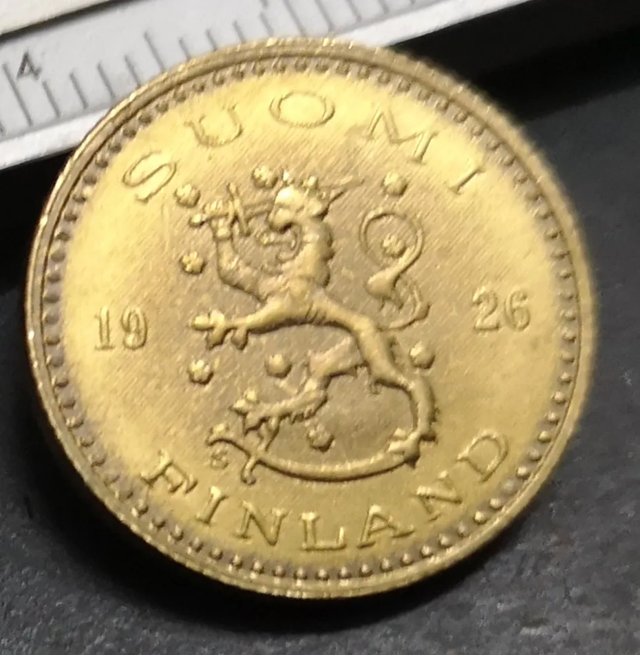 1926 Finland 100 Markkaa Gold Copy Rare coin