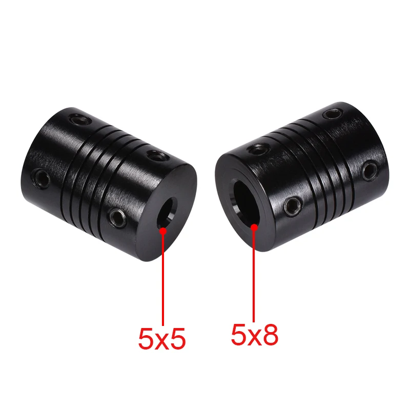 

Детали для 3D-принтера, аксессуар, шаговый двигатель, алюминиевые гибкие фонарики вала 5 мм * 8 мм * 25 мм